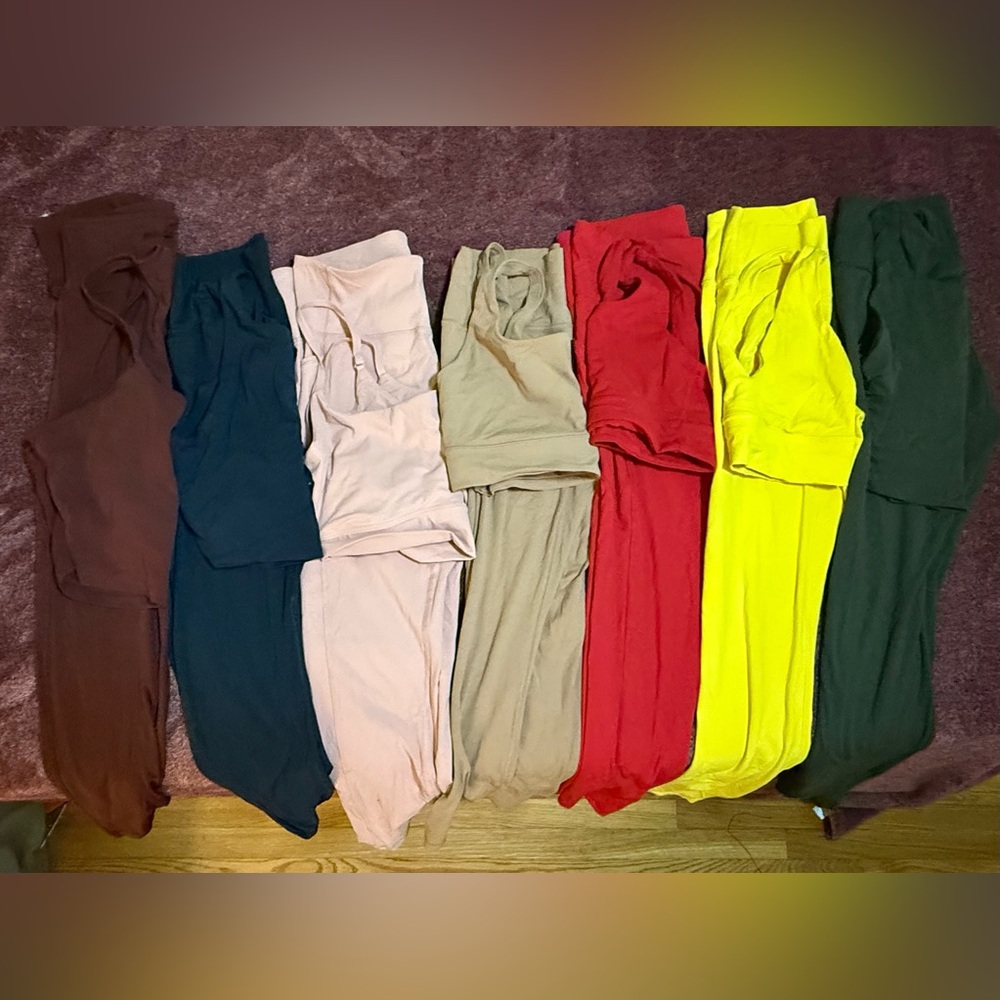 CRZ Yoga Matching Legging Bra Workout Outfits